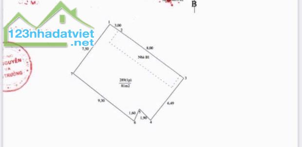 Bán nhà mặt ngõ ôtô phố Nguyễn Khang 81/95m2 2tầng mặt tiền 6.5m 8.8 tỷ Cầu Giấy - 1
