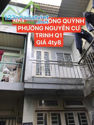 Nhà phố xinh rẻ 1 trệt 2 lầu Cống Quỳnh Q1 TP.HCM - 1