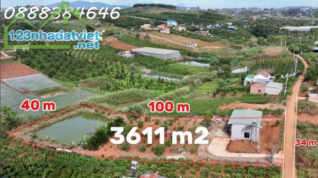 Chính chủ cần bán 3611m2- 400m đất ở ( sẵn nhà cấp 4 ) tại Xã Tân Hà, Lâm Đồng, giá đầu tư - 4
