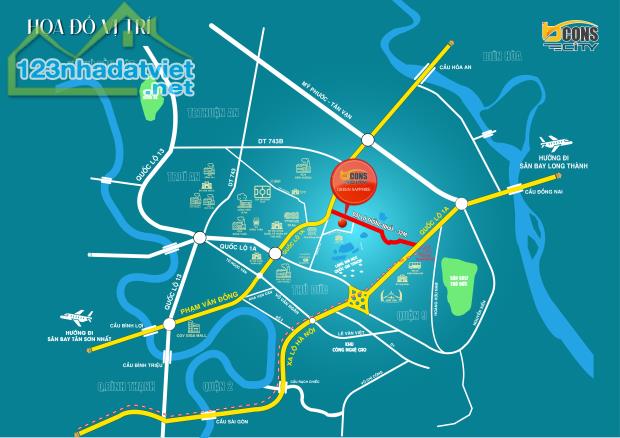 Cơ Hội đầu tư giai đoạn 1 cùng Tháp Saphire- KĐT Bcons City - 3