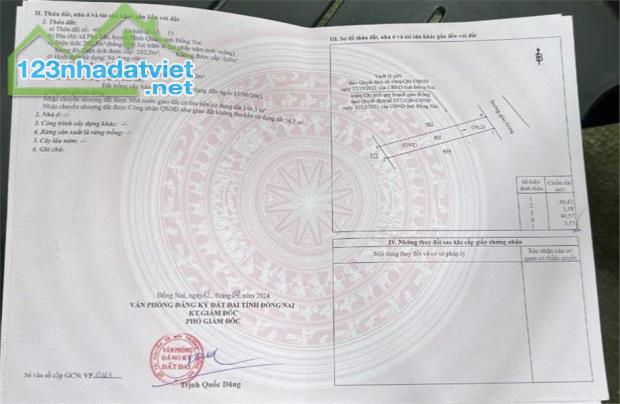 ĐẤT ĐẸP - GIÁ TỐT - Chính Chủ Cần Bán Nhanh Nhà Đất Tại Phú Tân, Định Quán, Đồng Nai - 3