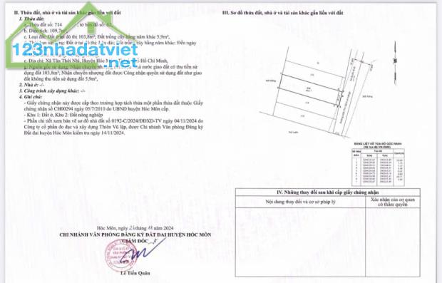 🏠 Chính chủ bán 3 lô đất thổ cư📏 Diện tích mỗi lô: 5x20m, tổng 110m2 - 1