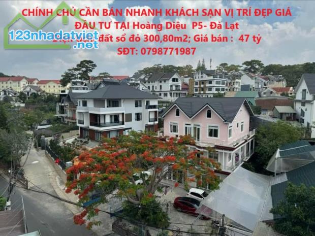 CHÍNH CHỦ CẦN BÁN NHANH KHÁCH SẠN VỊ TRÍ ĐẸP GIÁ ĐẦU TƯ TẠI Hoàng Diệu  P5- Đà Lạt - 4