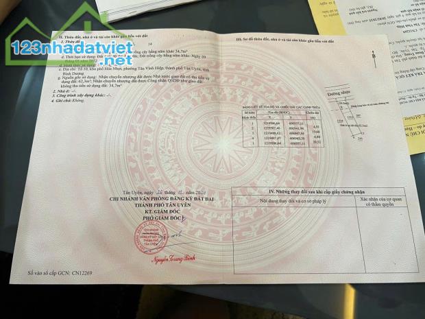 NHÀ ĐẸP - GIÁ TỐT - CHÍNH CHỦ CẦN BÁN NHÀ Tại Tân Vĩnh Hiệp, Tp Tân Uyên, Bình Dương - 3