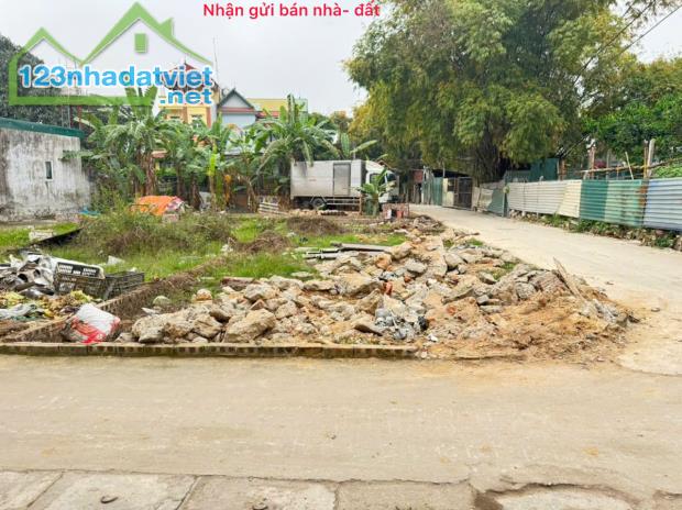 Bán đất tổ 11, TT Quang Minh, Mê Linh, HN. Lô góc, mặt tiền kinh doanh đẹp. DT 54m, giá - 2