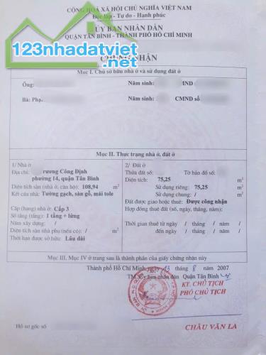 Mặt tiền kinh doanh đỉnh, trung tâm Tân Bình - 1