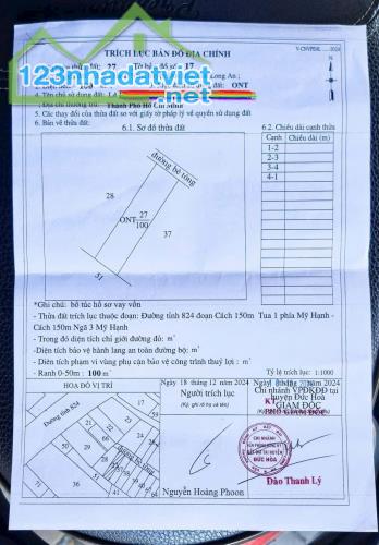 Chỉ 1.9 tỷ dãy trọ 5 phòng 1tr 1 lầu Shr 5x20 thu nhập 8tr/th cách TL 824 khoảng 50m - 1