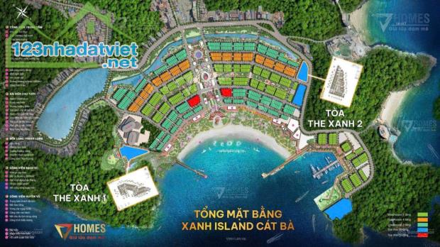 Nhận Booking căn hộ view biển tầng 16-18-20 Xanh Island Cát Bà chỉ 30 triệu - Full nội - 2