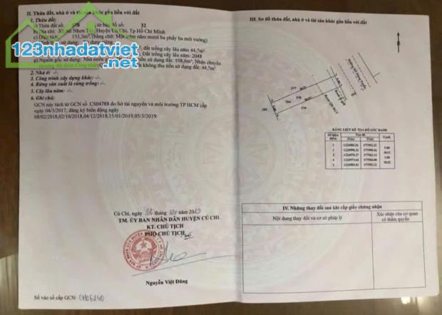 Bán đất đường Đỗ Đăng Tuyển - 153m2 - 5x30 - 108m2 thổ cư - xã An Nhơn Tây - Củ Chi