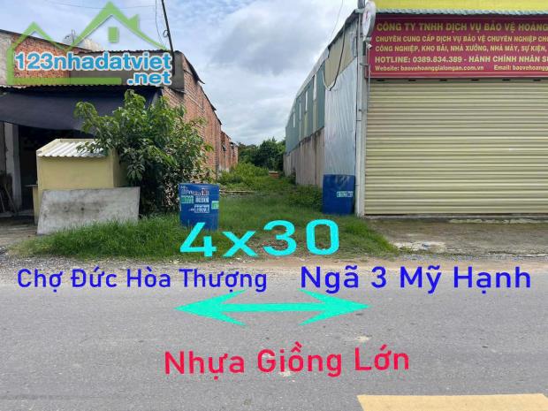 chỉ 2.1 tỷ đất shr 4x30 Mặt tiền nhựa Giồng lớn ngay ngã tư ĐỒNG GÒ - 1