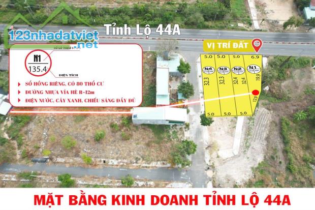 Cần bán đất mặt tiền đường 44A Long Đất giá tốt