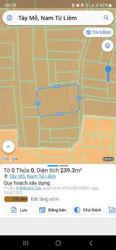 Bán đất, Hữu Hưng, Ngõ Ba Gác vào nhà, 254m2, 2,75 tỷ - 1