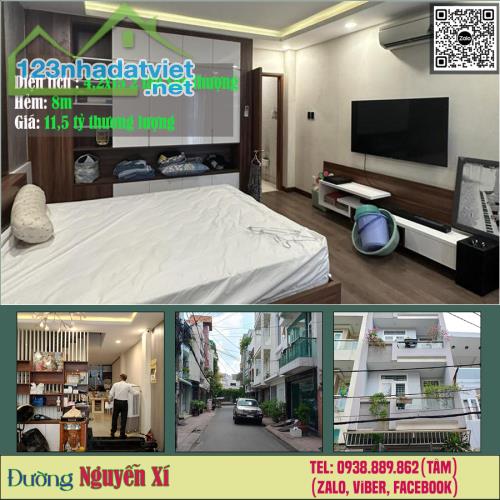 [Hẻm Sầm Sất Kinh Doanh] Bán nhà Bình thạnh, Nguyễn Xí 4x15 2 lầu - 5