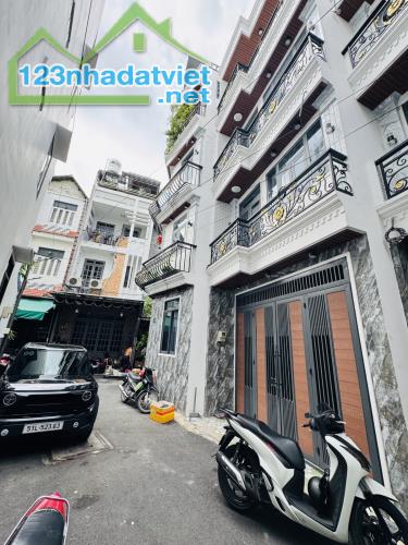 HẺM ÔTÔ - HẺM ÔTÔ B.ÁN NHÀ 4 TẦNG ĐƯỜNG PHAN HUY ÍCH P12 QUẬN GÒ VẤP 40M2 - 1