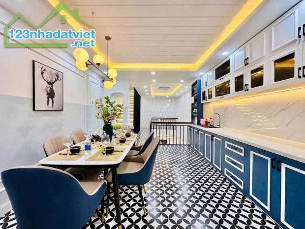 Nhà mới 5 tầng – Sắt mặt tiền Lê Văn Thọ - Gò Vấp – hẻm xe hơi – 3.9x12m – Giá 6.8Tỷ - 1