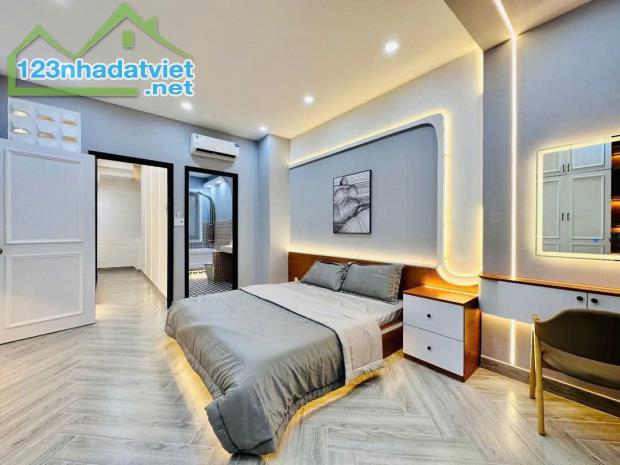 Nhà mới 5 tầng – Sắt mặt tiền Lê Văn Thọ - Gò Vấp – hẻm xe hơi – 3.9x12m – Giá 6.8Tỷ - 2