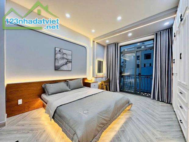 Nhà mới 5 tầng – Sắt mặt tiền Lê Văn Thọ - Gò Vấp – hẻm xe hơi – 3.9x12m – Giá 6.8Tỷ - 3