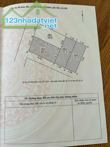 ĐẤT NGÕ 201  PHÚC LỢI, NGÕ THÔNG OTO 39M x 4M3 CHỈ NHỈNH 4T CÓ TL