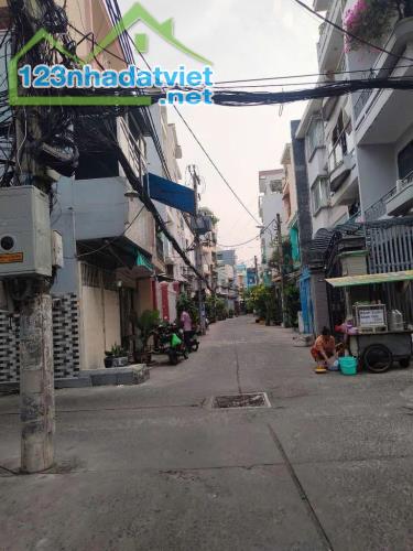 Bán nhà quận 11, Lạc Long Quân, hẻm xe hơi 2 mặt tiền, cấp 4, 32m2, 4.85 tỷ - 2
