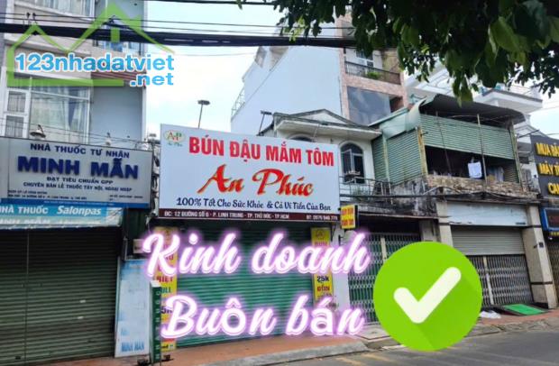 Mặt tiền kinh doanh đường số 6 Linh trung cách Hoàng Diệu 2 có 30m