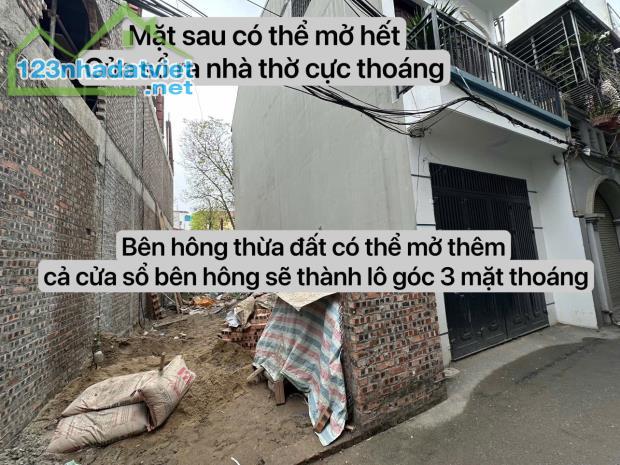 Bán đất Bát Khối - Tư Đình. Gần sân bay Gia Lâm, Cầu Trần Hưng Đạo. 53,1m ô tô nhỏ. - 1