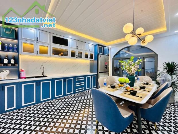 NHÀ ĐẸP 4 TẦNG HXH KHU THỐNG NHẤT • LỬNG NGƯỢC KTS THIẾT KẾ • DT45M² A4 - 3