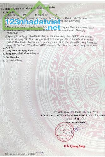 NHÀ CHÍNH CHỦ - 2 MẶT TIỀN - Ấp Trường Giang, Xã Trường Tây, TX Hòa Thành, Tây Ninh - 4