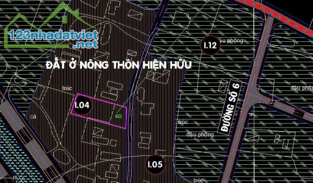 đất ngộp xã phước thạnh diện tích 1100m2 có 300m2 đất thổ , qh hiện hữu - 1