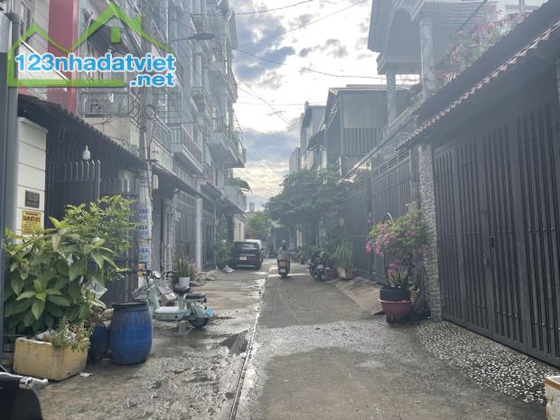 BÁN NHÀ HẺM 6M - CHO THUÊ 15TRIỆU : CÁCH 1 CĂN RA mặt tiền Nguyễn Thị Búp - quận 12.  ♦️80 - 5