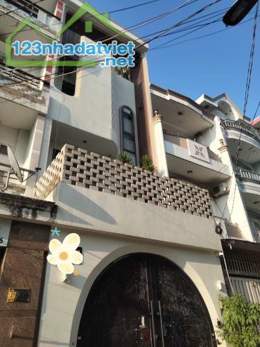 NHÀ TÂN CỔ ĐIỂN KIỂU TRUNG ĐÔNG- ĐƯỜNG PHAN HUY ICH, GV, HẺM XE TẢI VI VU * DT : 76,5 m2, - 3