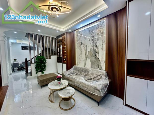 Nhà Đẹp Kim Giang - Ô Tô Đậu Cạnh Nhà, Thiết Kế Hiện Đại - 5 Tầng Mới Kong