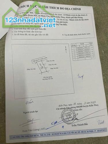 Bán đất Minh Tân - Kiến Thụy - Hải Phòng