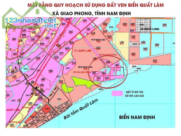 BÁN ĐẤT VEN BIỂN QUẤT LÂM 🔥 📍 Vị trí: Giao Thuỷ, Quất Lâm, Nam Định. 📍 Cách trung tâm t - 1