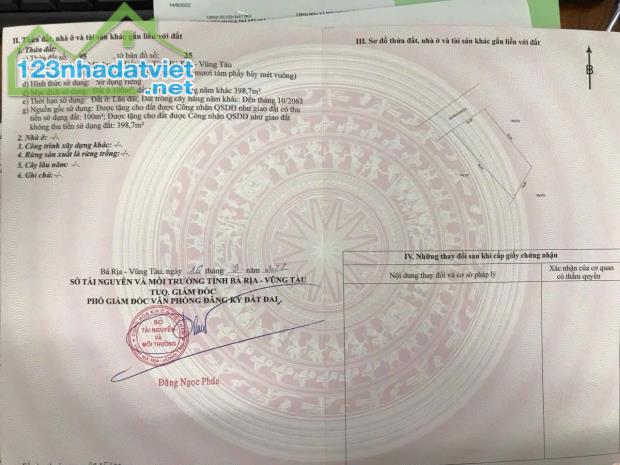 CẦN BÁN GẤP CĂN NHÀ CẤP 4 THỊ TRẤN PHƯỚC HẢI - LONG ĐẤT - BRVT