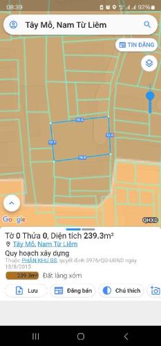 Cần bán đất hữu hưng tây mỗ giá rẻ