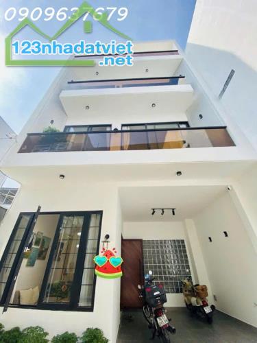 GV- SIÊU PHẨM XE VÀO NHÀ, XÂY MỚI 100% NGANG 6.5M 4 TẦNG, THIẾT KẾ HIỆN ĐẠI THIẾT BỊ - 1
