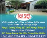 Cần bán rẻ siêu phẩm biệt thự cực đẹp và đẳng cấp mặt tiền đường, Tặng 1 Lượng Vàng SJC