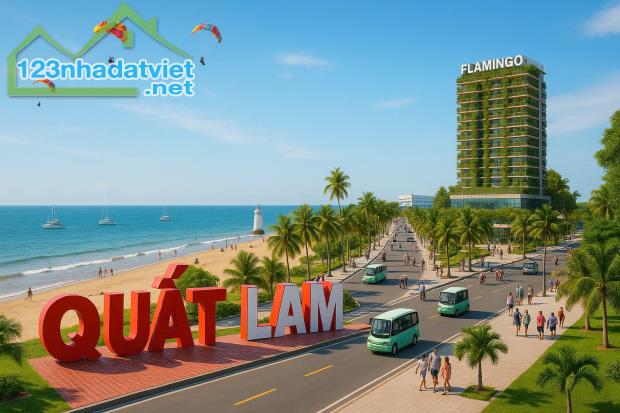 Bán đất biển Quất lâm 100m2, 5m mặt tiền, sát cạnh Flamingo - 2