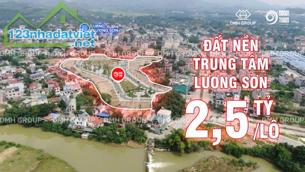 Bán căn 2 mặt tiền, 92m2 gần công viên, trung tâm hành chính Lương Sơn.