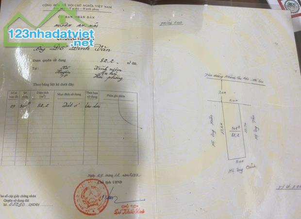 Bán đất mặt đường 633 Thiên Lôi - 82m, MT 5, Giá 6.56 tỉ, đường cực to - 3