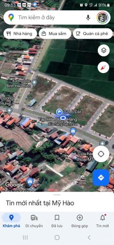 BÁN 82M2 ĐẤT PHÂN LÔ DÃN GIÂN SẴN SỔ MẶT TIỀN TRUNG TÂM DƯƠNG QUANG-MỸ HÀO - 1