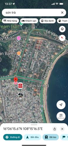 Cần bán lô góc 245m2 đường thanh vinh 3.quận sơn trà. đà nẵng