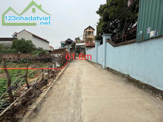Hơn 1 tỷ có ngay mảnh tại Tốt Động - 
Chương Mỹ - Hà Nội.
- DT: 61,6 m2 mặt tiền 4. hậu 4. - 2