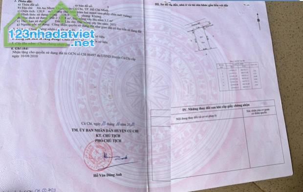 Chính chủ bán đất mặt tiền Tỉnh lộ 2 Trung Lập Hạ, Củ Chi, Tp Hồ Chí Minh. LH 0396839983
