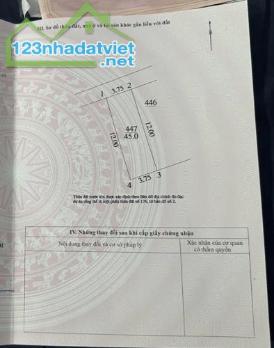 Đất đẹp đường thông ô tô vào đất ngõ Phố Phúc Lợi DT 45m2 . Giá 5.75 tỷ - 1