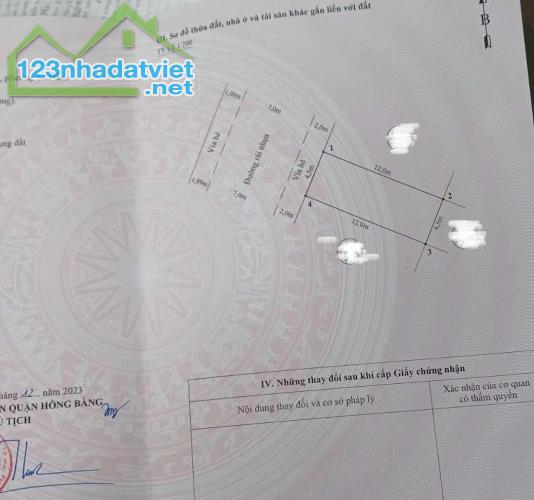 Chào bán lô đất TĐC Kiến Thiết, Sở Dầu, Hồng Bàng, Hải Phòng. 63tr/m2 Lh 0979087664