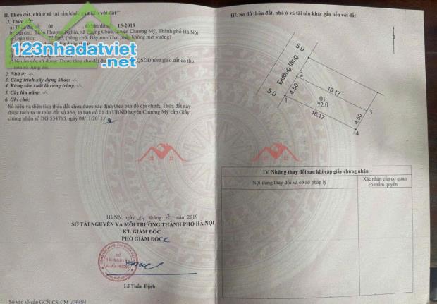 CHÍNH CHỦ BÁN LÔ ĐẤT 72M TẠI PHỤNG CHÂU-CHƯƠNG MỸ-HÀ NỘI - 3