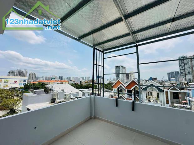 BÁN NHÀ MỚI XÂY ĐƯỜNG 8M CÁCH 250M RA MT HOÀNG QUỐC VIỆT QUẬN 7, 5 TẦNG-61M2-10.8 TỶ - 1