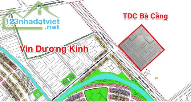 Bán lô đất TĐC Bà Cằng - Dương Kinh - Hải Phòng 120m2 giá chỉ nhỉnh 31 triệu/m2 xíu. - 2