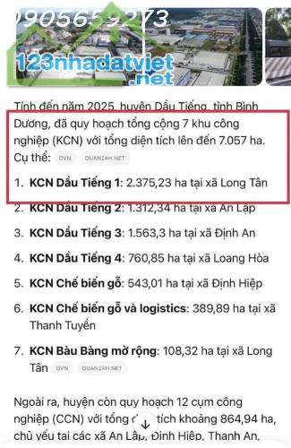 📢 CẦN BÁN GẤP ĐẤT LONG TÂN – DẦU TIẾNG, BÌNH DƯƠNG - 3